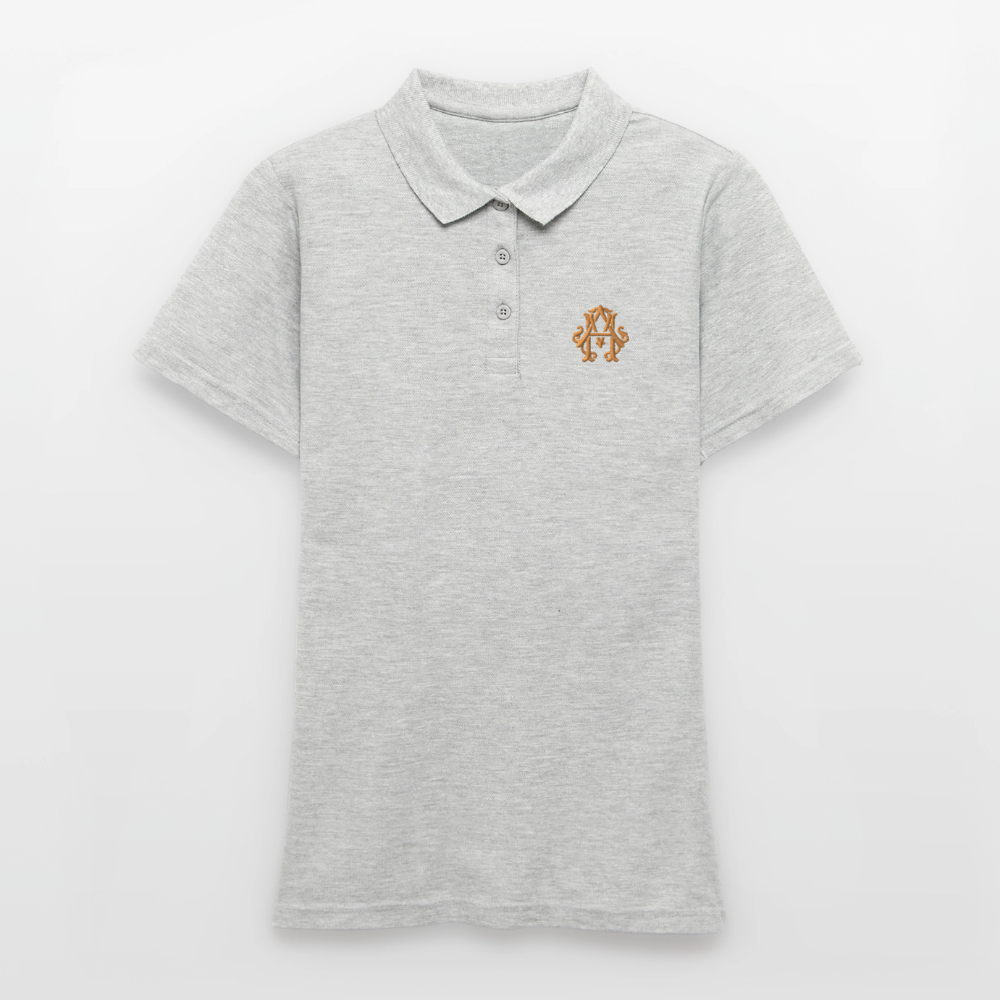 adligemotivations Logo Polo Shirt - heather grey