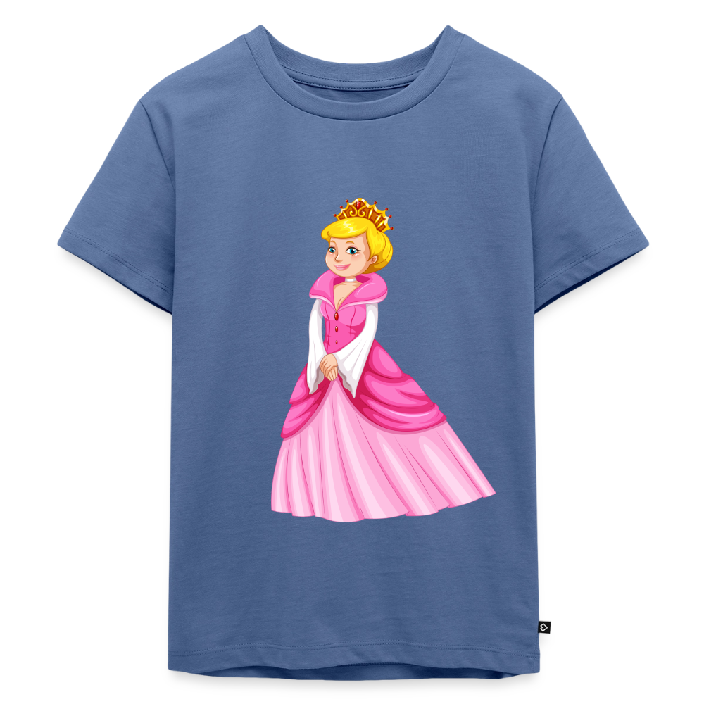 Prinzessin Premium Kinder T-Shirt - stone blue