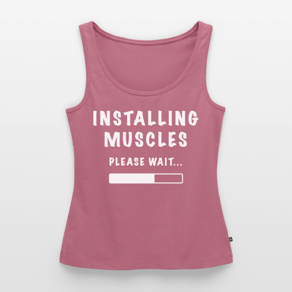 INSTALLING MUSCLES Premium Tank Top - mauve