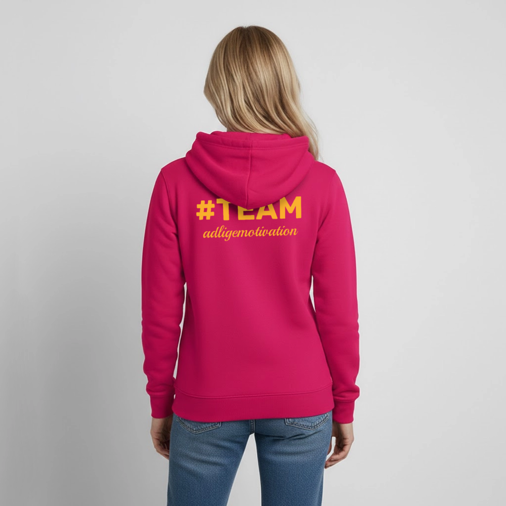 #TEAM adligemotivation Logo Hoodie - dark pink