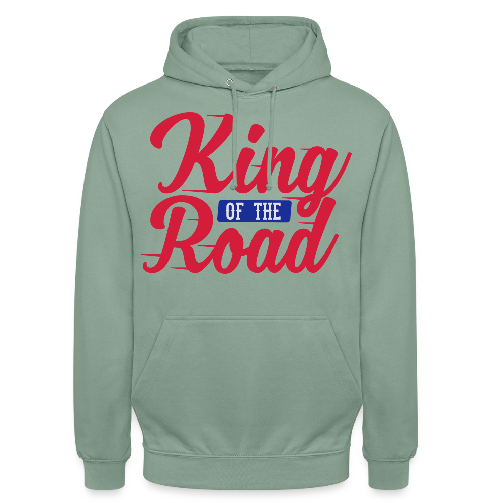 King of the Road Hoodie - steel green