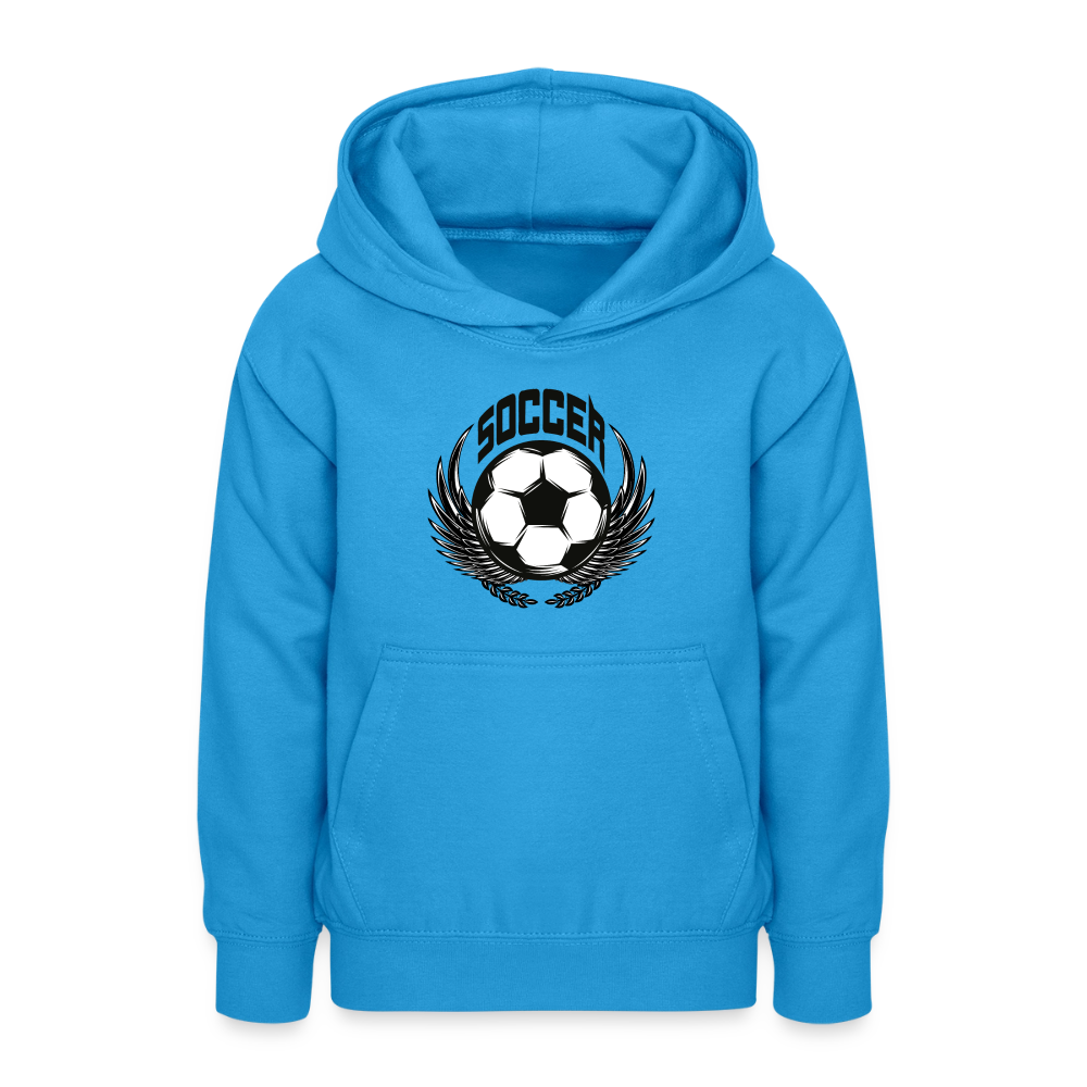 Soccer Hoodie Teenager - sea blue