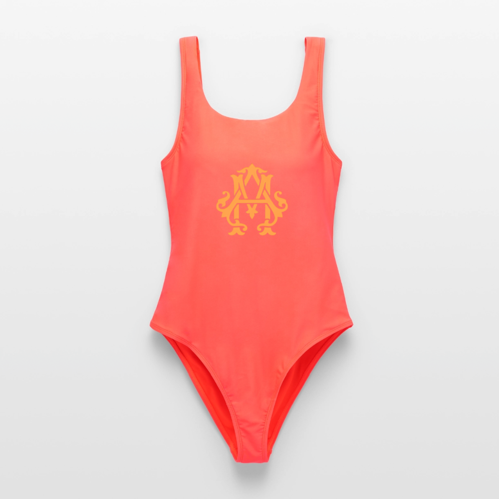 adligemotivations Logo Badeanzug - coral
