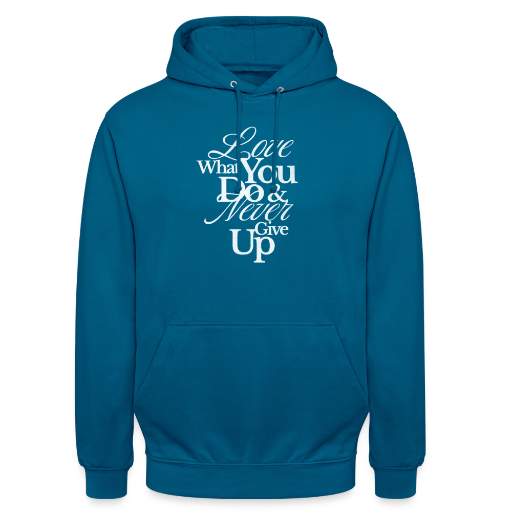 Love What You Do Hoodie - deep sea blue 
