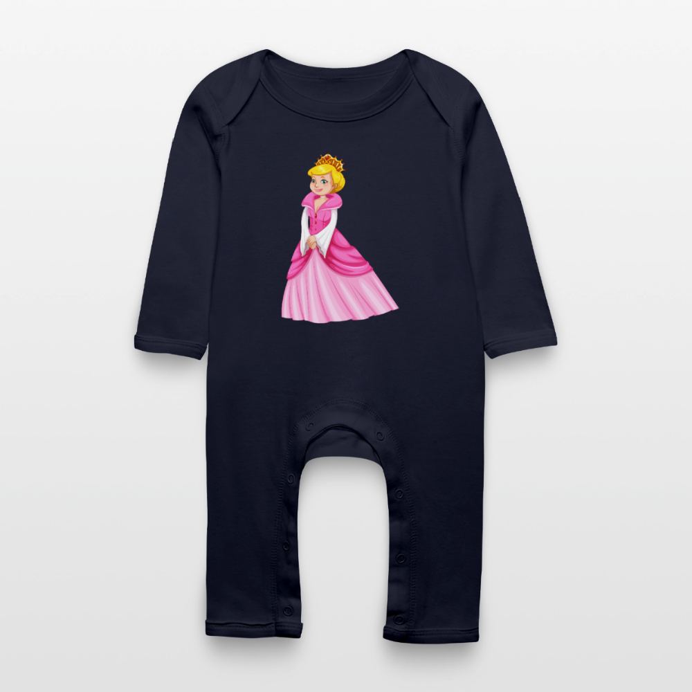 Prinzessin Premium Baby Strampler - navy