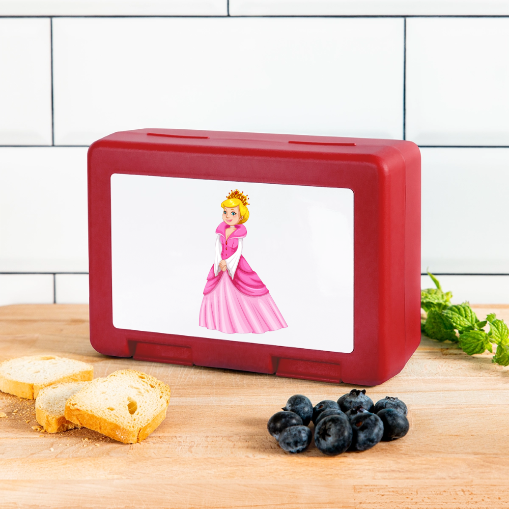 Prinzessin Brotdose - red