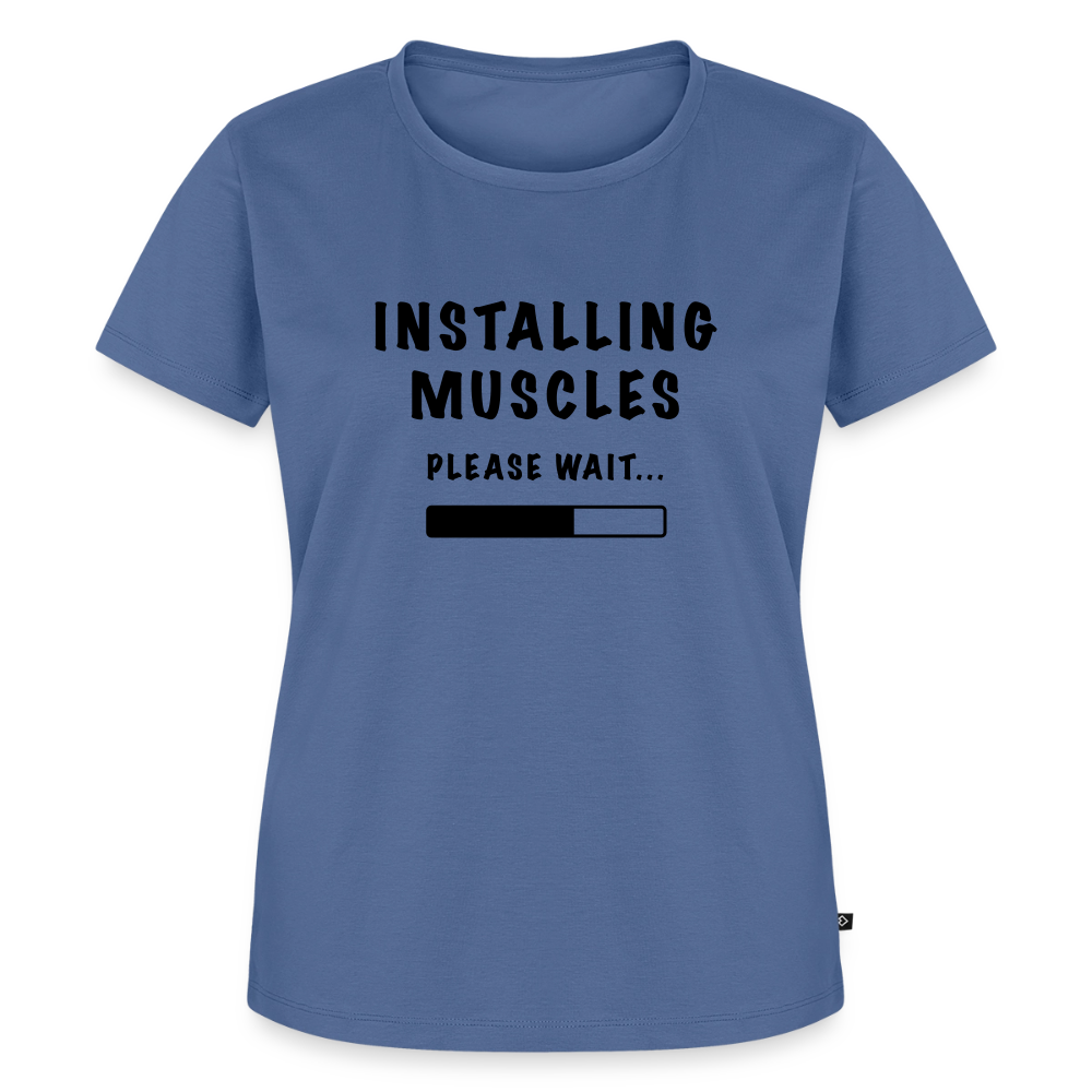 INSTALLING MUSCLES Premium  T-Shirt - stone blue