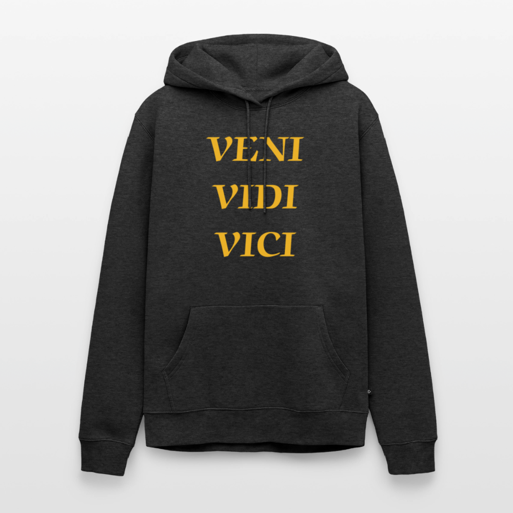 Veni, vidi, vici Premium Hoodie - heather anthracite