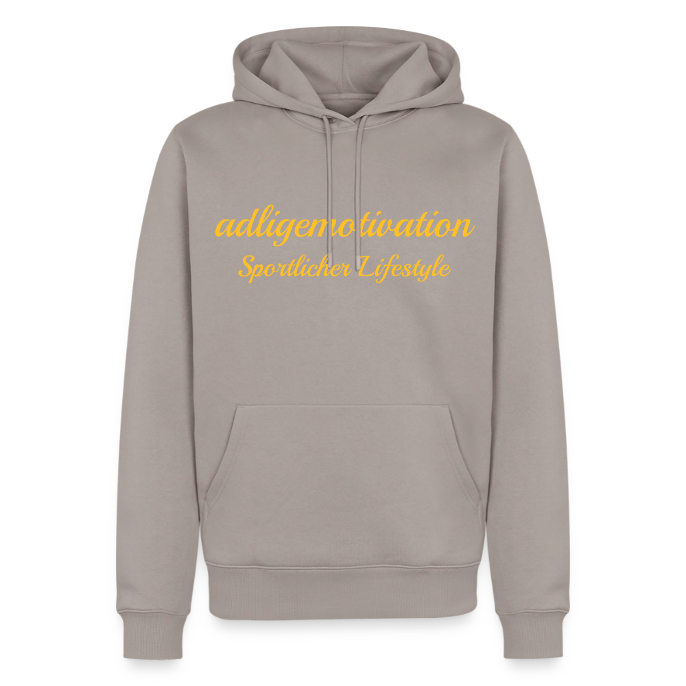 Sportlicher Lifestyle Premium Hoodie - taupe