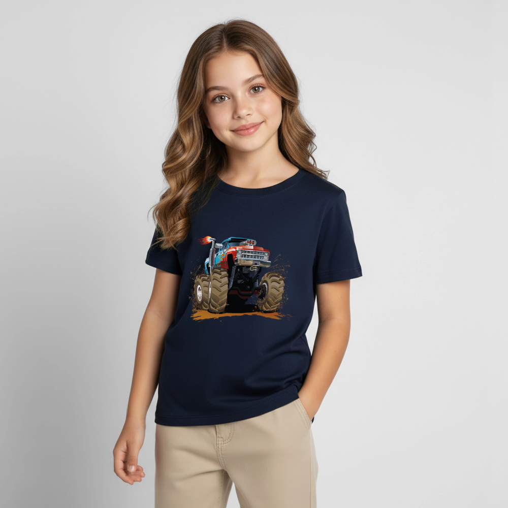 Monstertruck Kinder T-Shirt - navy