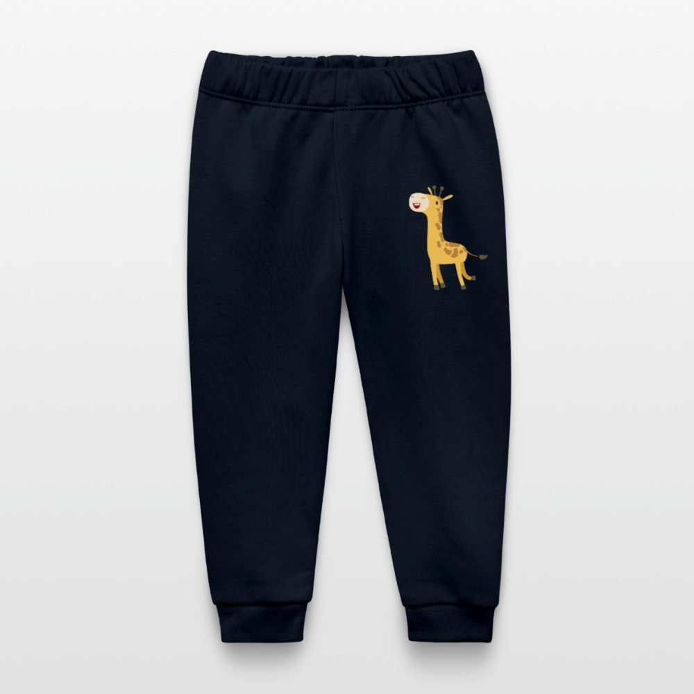 Giraffe Premium  Baby Jogginghose - navy