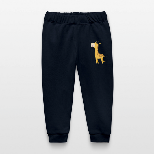 Giraffe Premium  Baby Jogginghose - navy