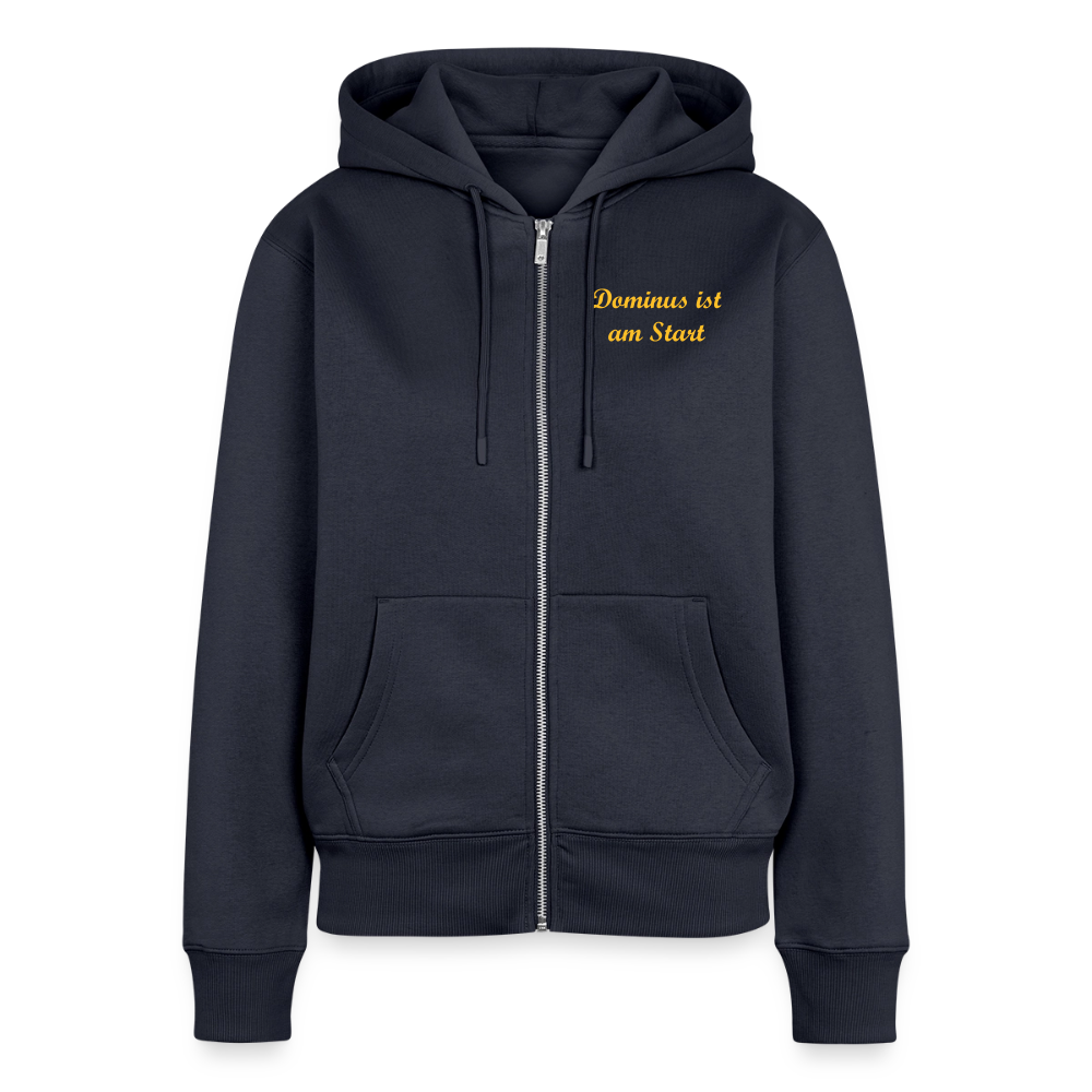Dominus ist am Start Premium Sweatjacke Woman - navy