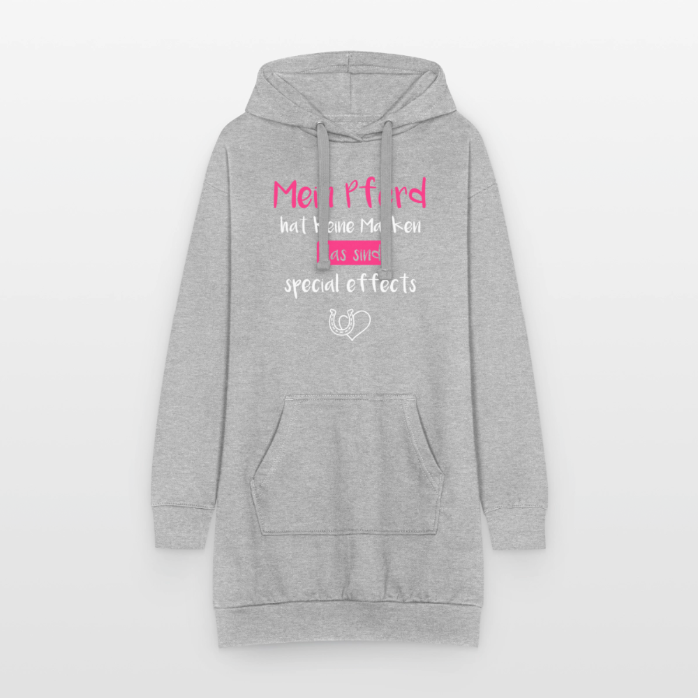 Hoodie Dress - heather grey