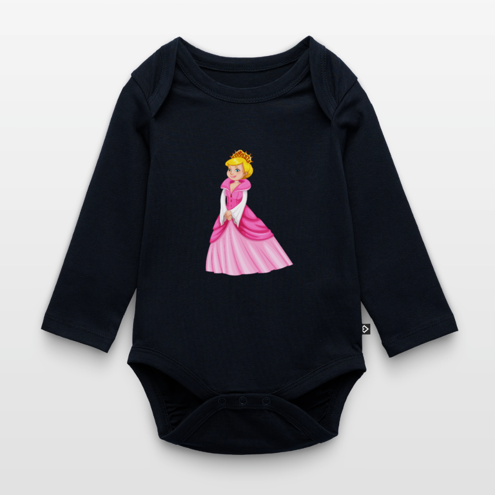 Prinzessin Premium Baby Langarm-Body - navy