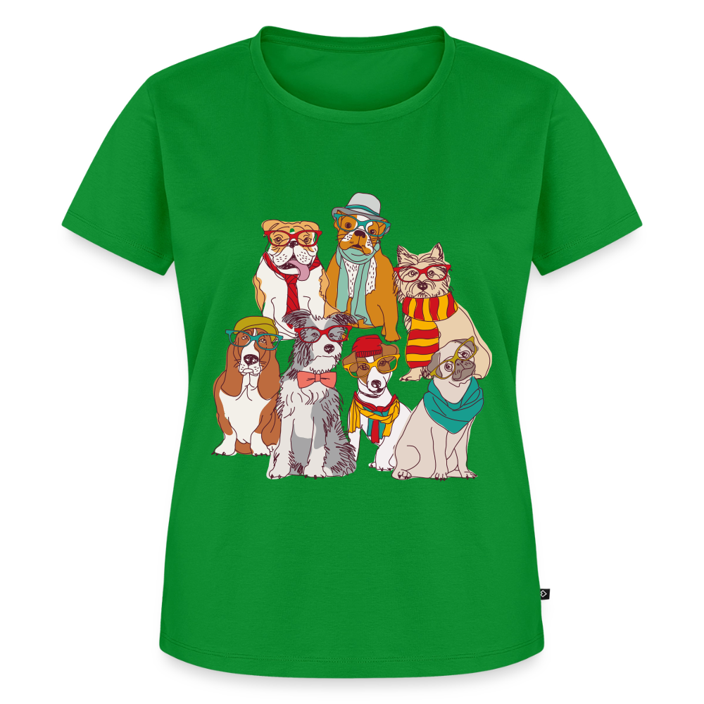Hunde mit Brille Premium T-Shirt - green