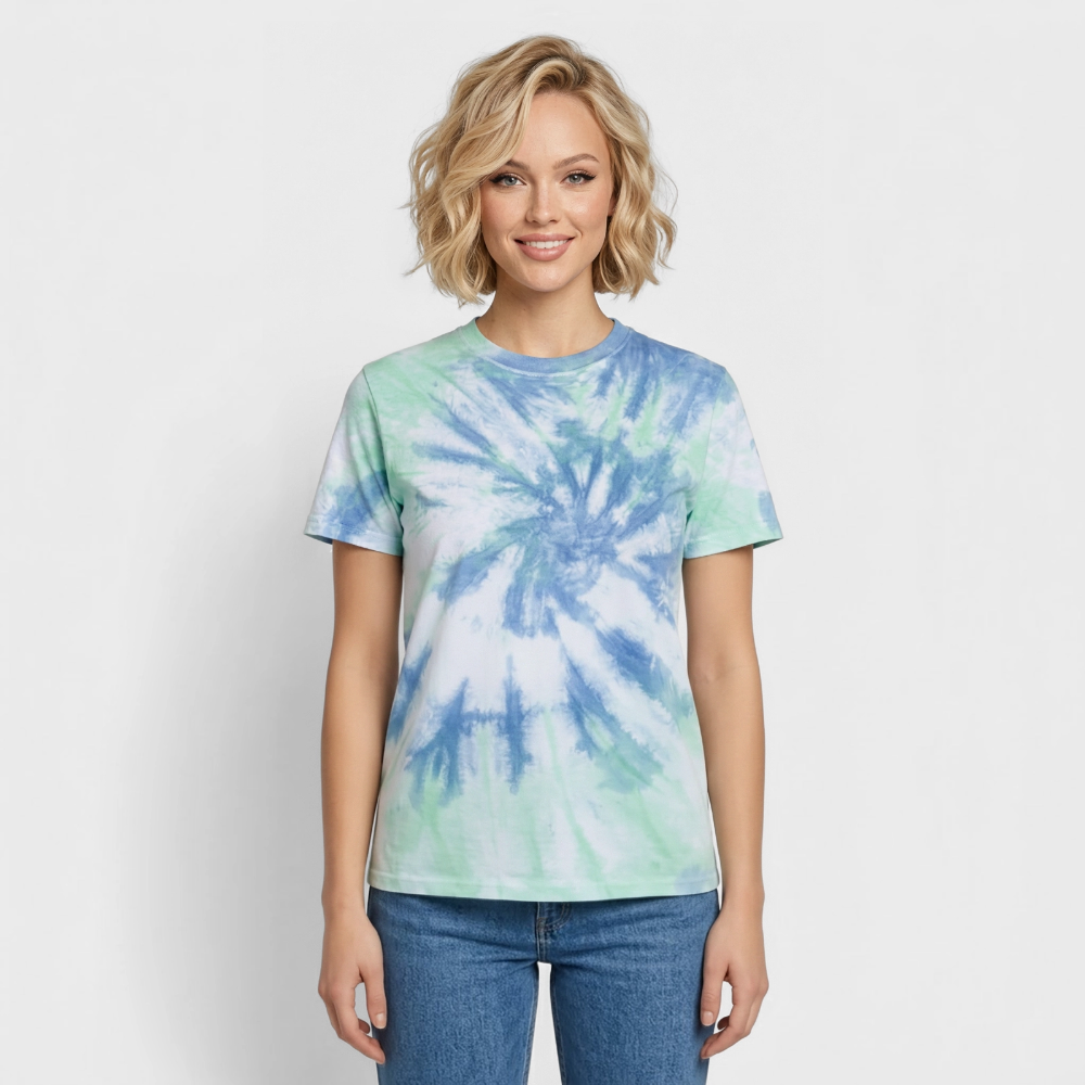 Tie-Dye T-Shirt - Blue Spiral