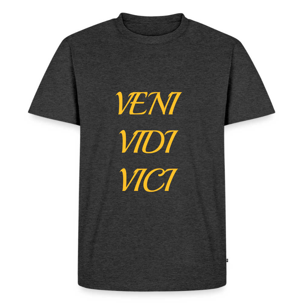 Veni, vidi, vici Premium T-Shirt - heather anthracite