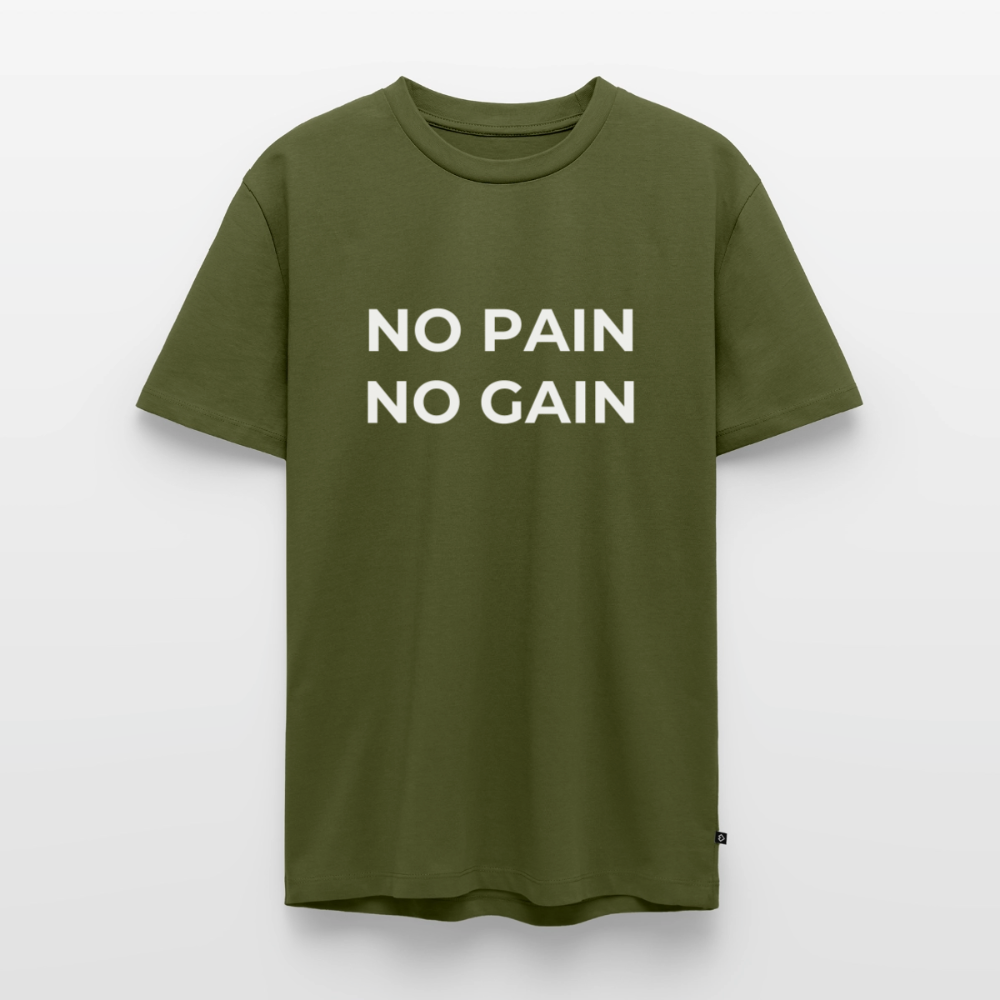 NO PAIN NO GAIN T-Shirt - khaki
