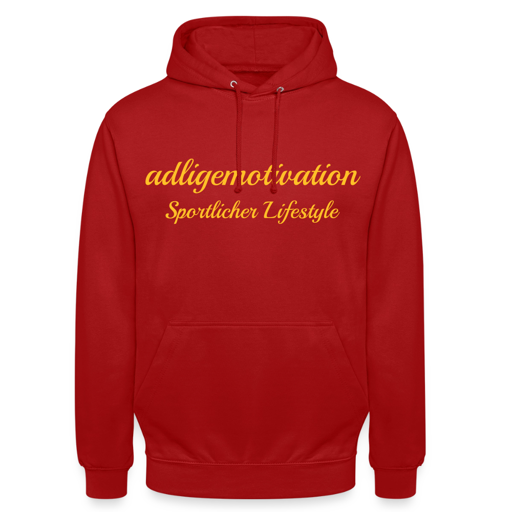 Sportlicher Lifestyle Hoodie - red