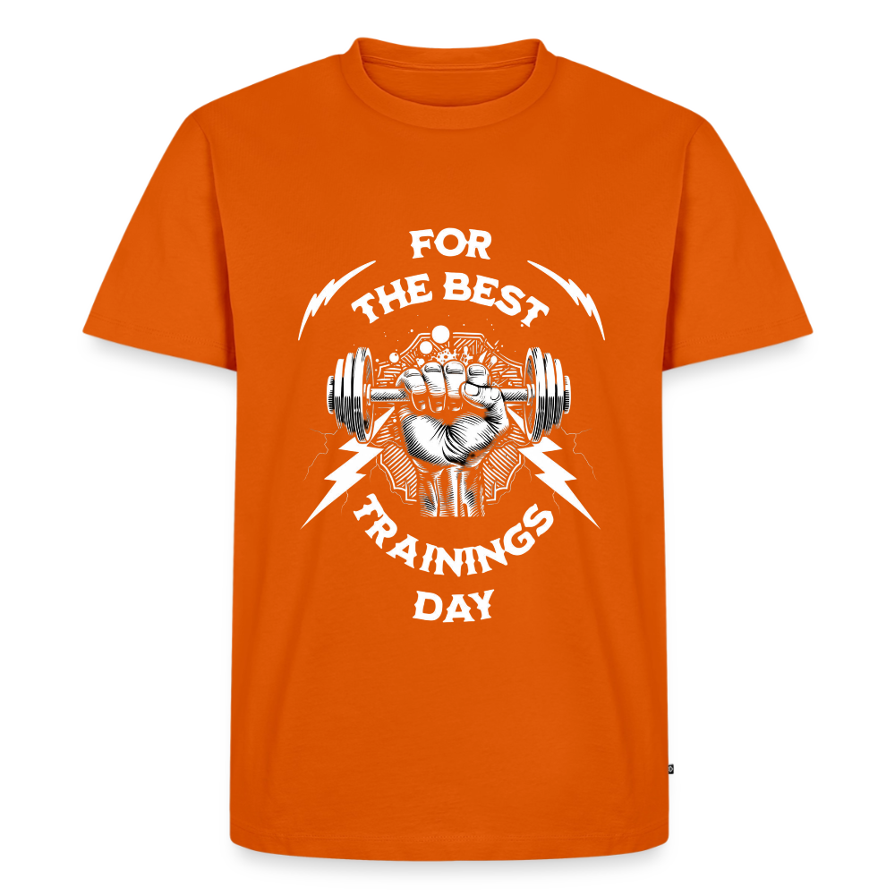 FOR THE BEST Premium T-Shirt - orange 