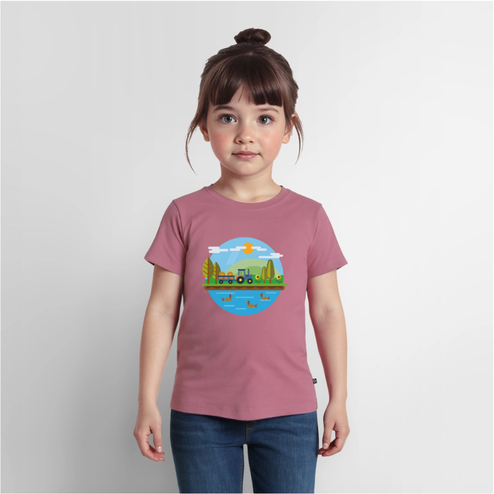 Bauernhof Premium Kinder T-Shirt - mauve