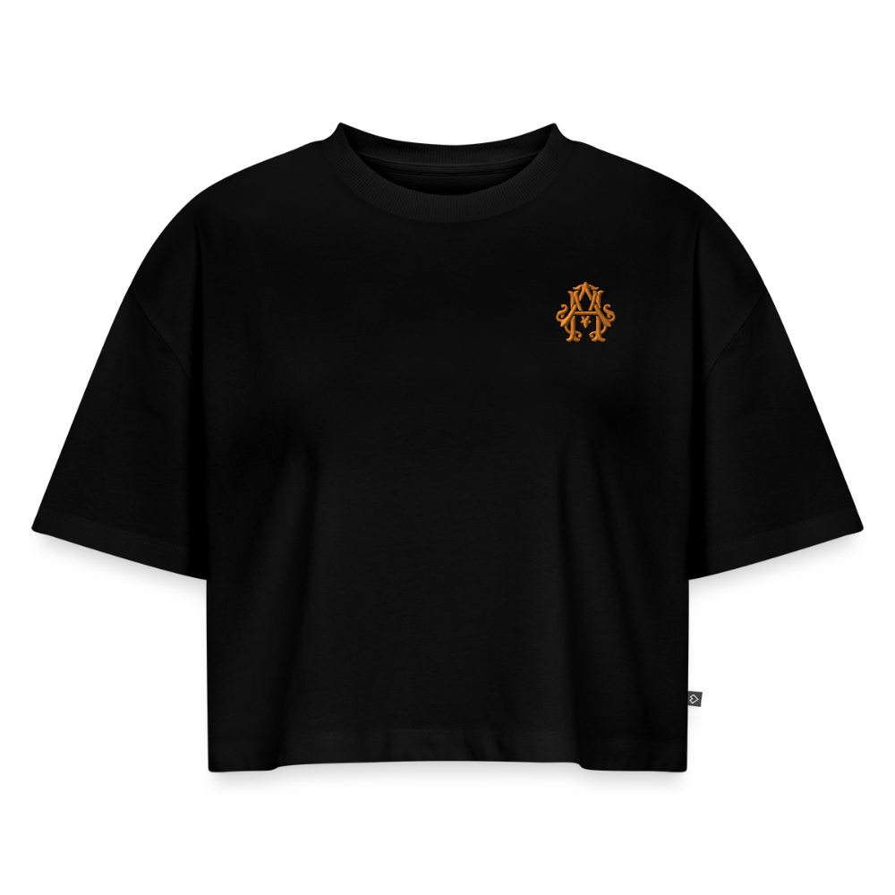 #TEAM adligemotivation Premium Cropped T-Shirt - black