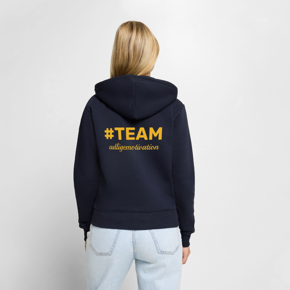 #TEAM adligemotivation Premium Logo Sweatjacke - navy