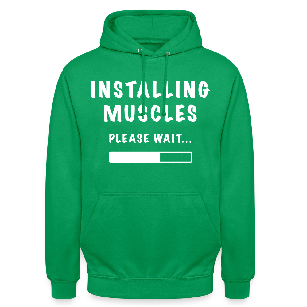 INSTALLUNG MUSCLES  Hoodie - kelly green