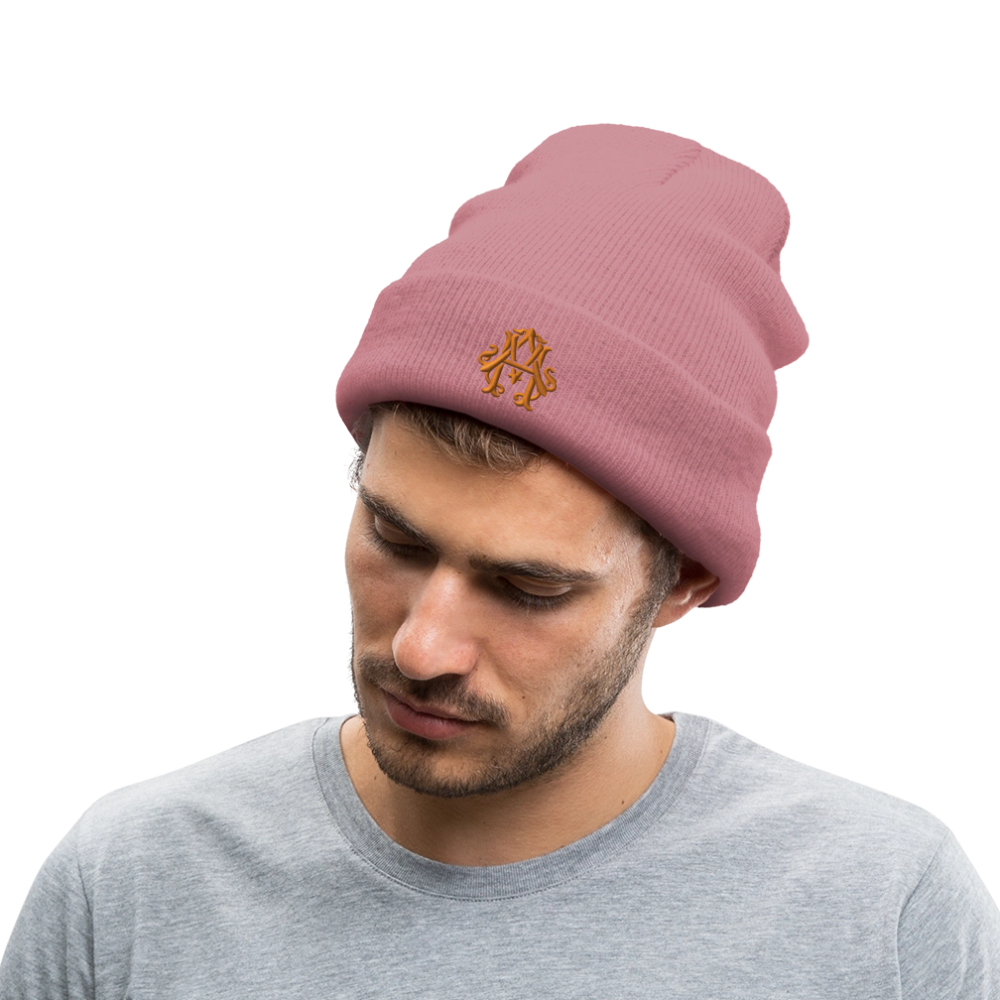adligemotivations Logo Wintermütze - dusky pink