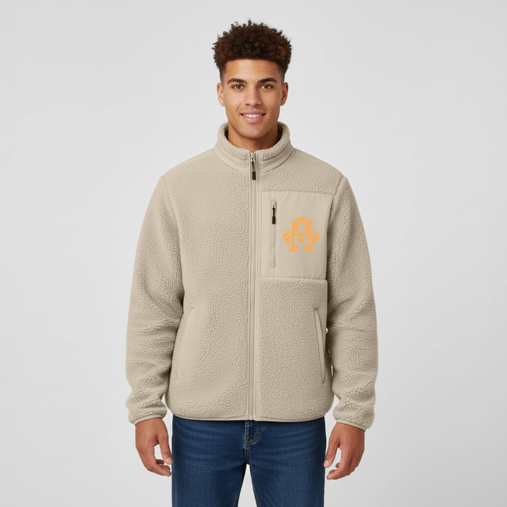 adligemotivations Logo Sherpa - Jacke - beige