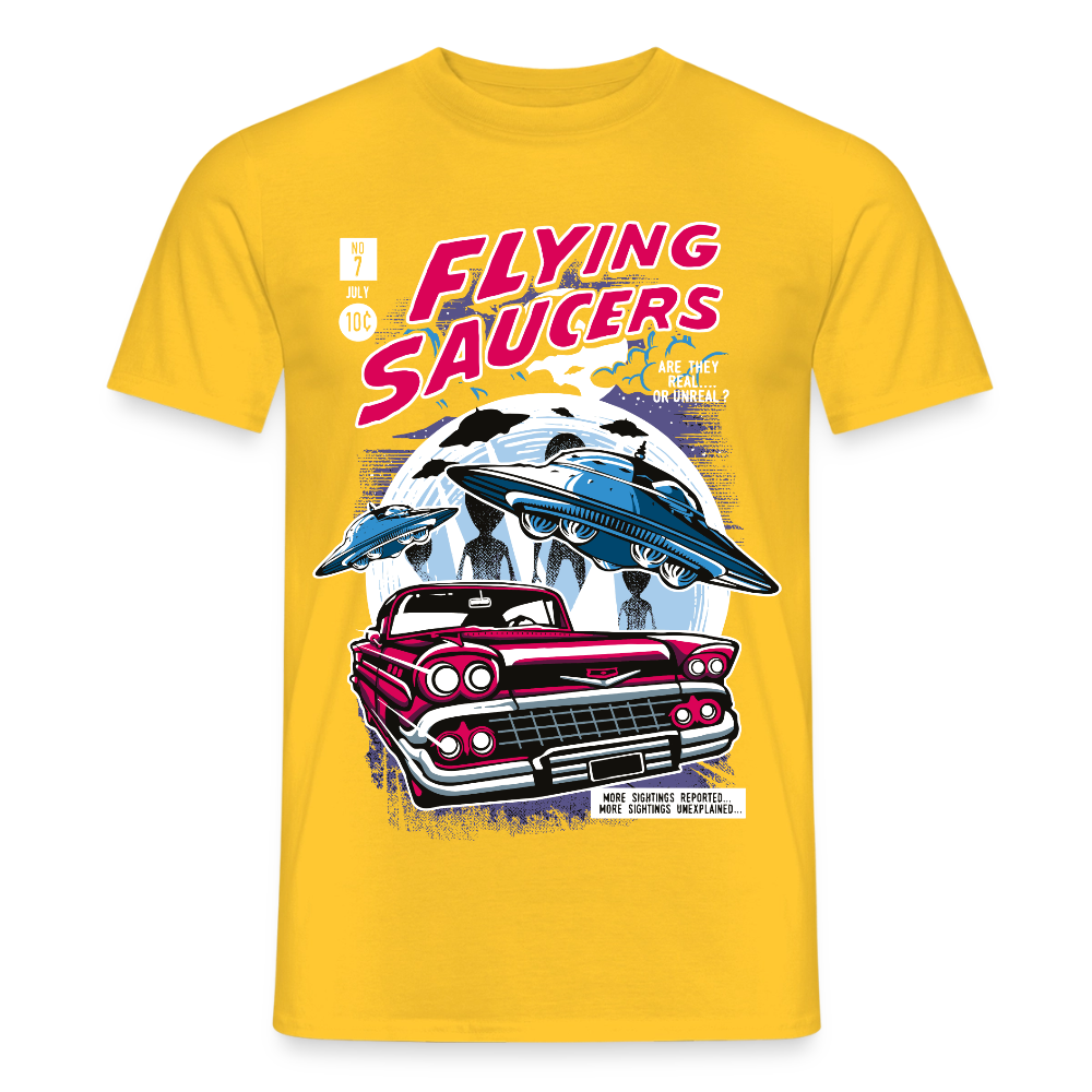 FLYING SAUCERS  T-Shirt - yellow
