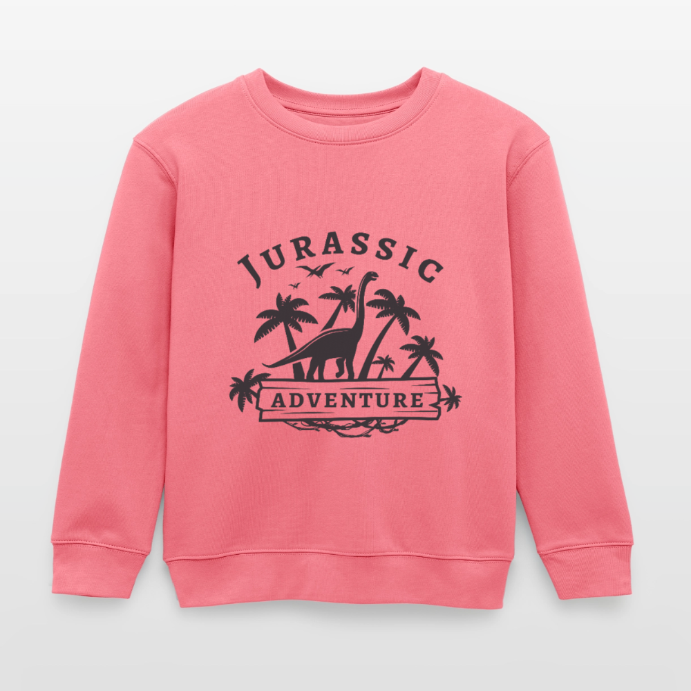 Dinosaurier Premium Kinder Sweatshirt - pink joy 