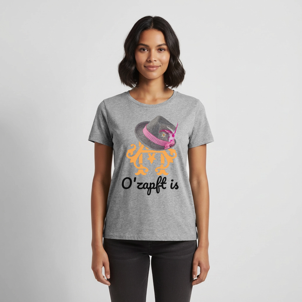 O´zapft is Premium T-Shirt - heather grey