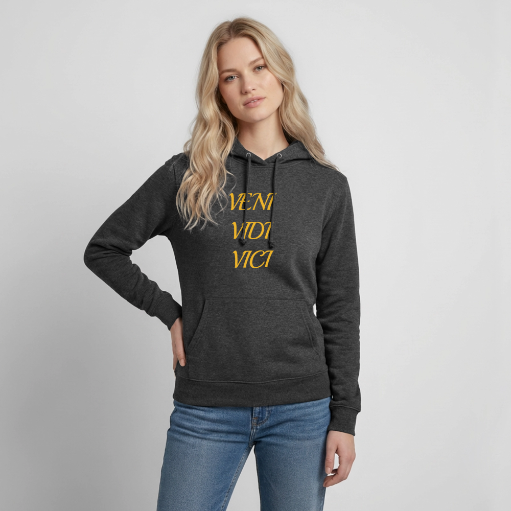 Veni, vidi, vici Hoodie - charcoal grey