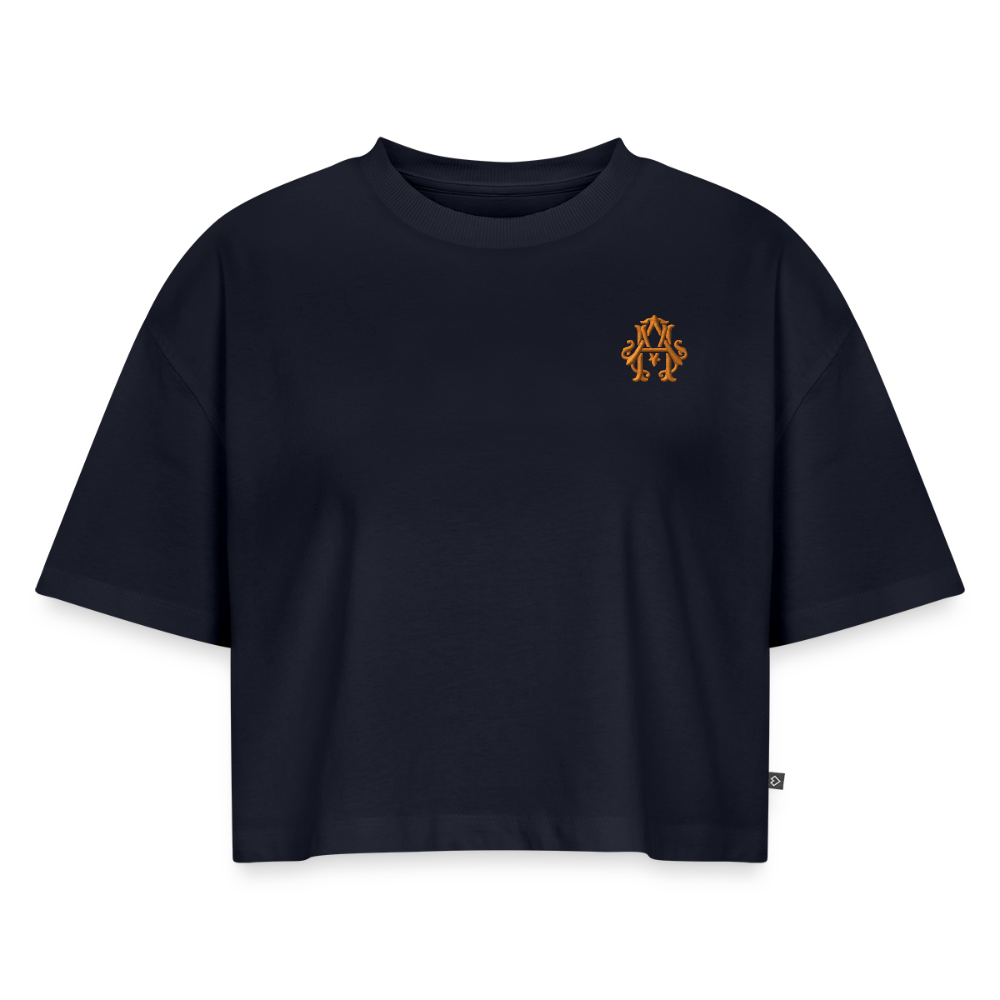 #TEAM adligemotivation Premium Cropped T-Shirt - navy