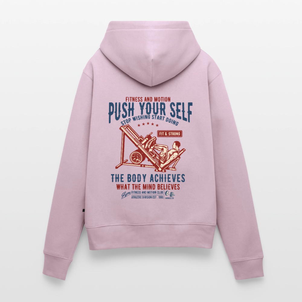 PUSH YOUR SELF Premium Hoodie - dusky pink