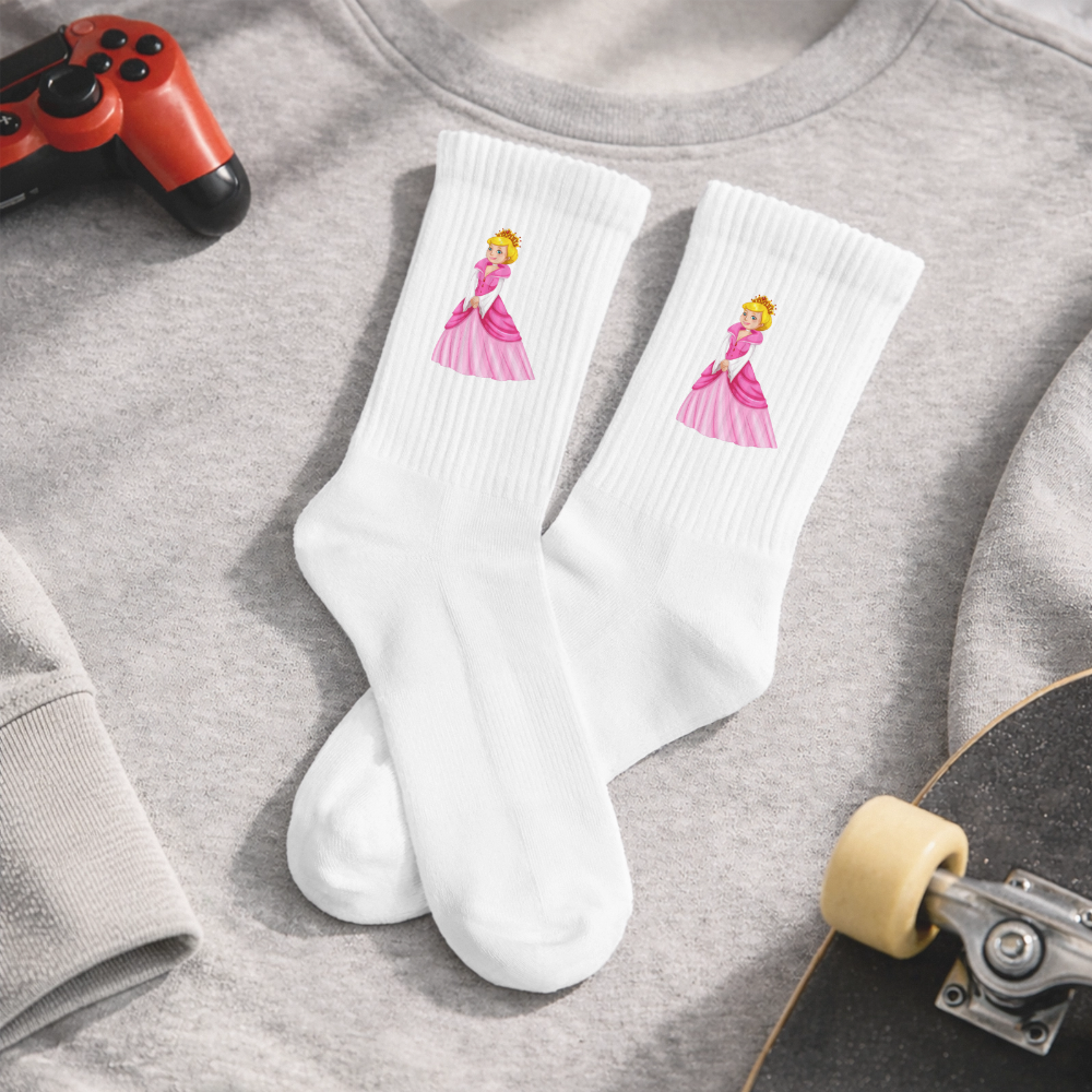 Prinzessin Kinder Tennissocken - white