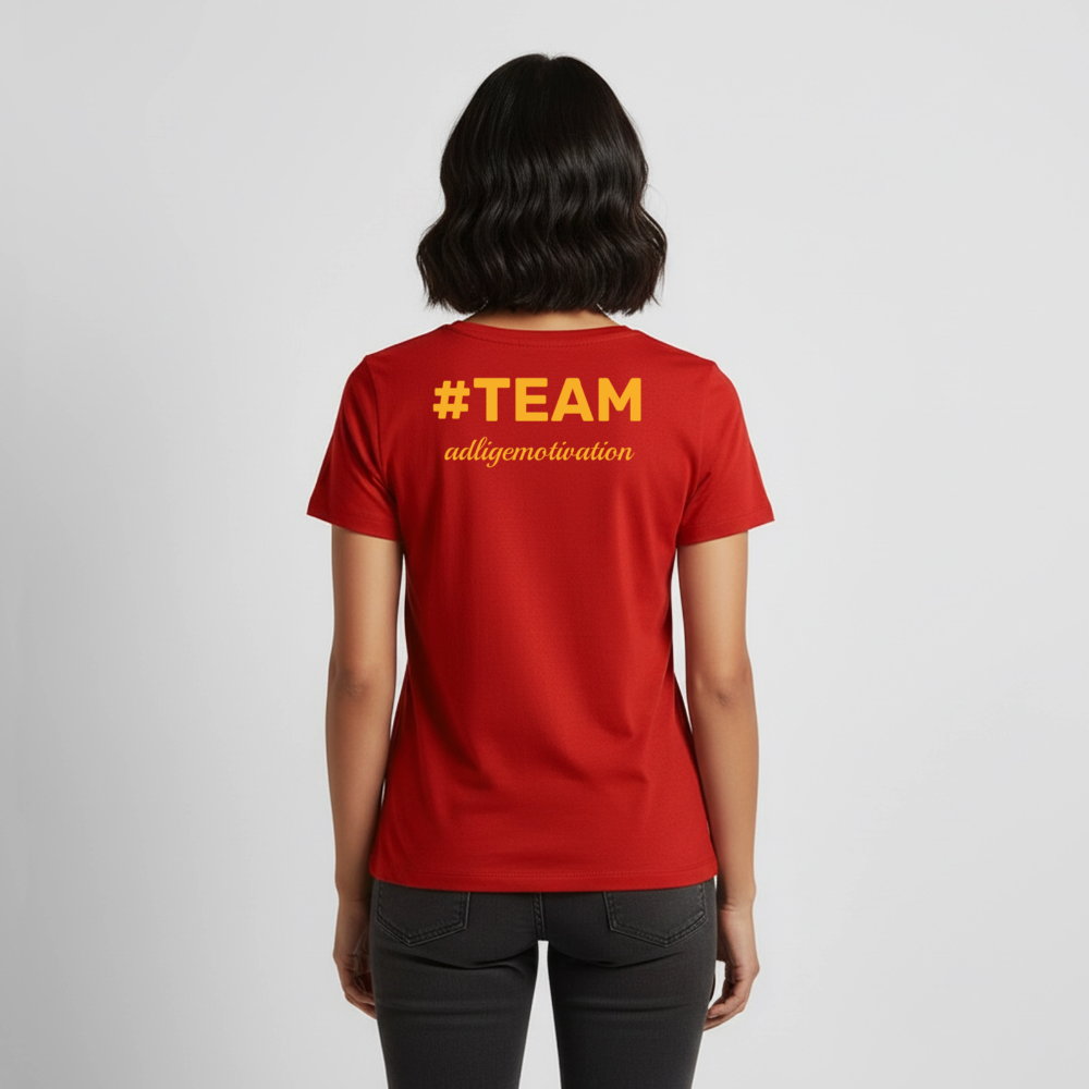 #TEAM adligemotivation Premium Logo T-Shirt - red