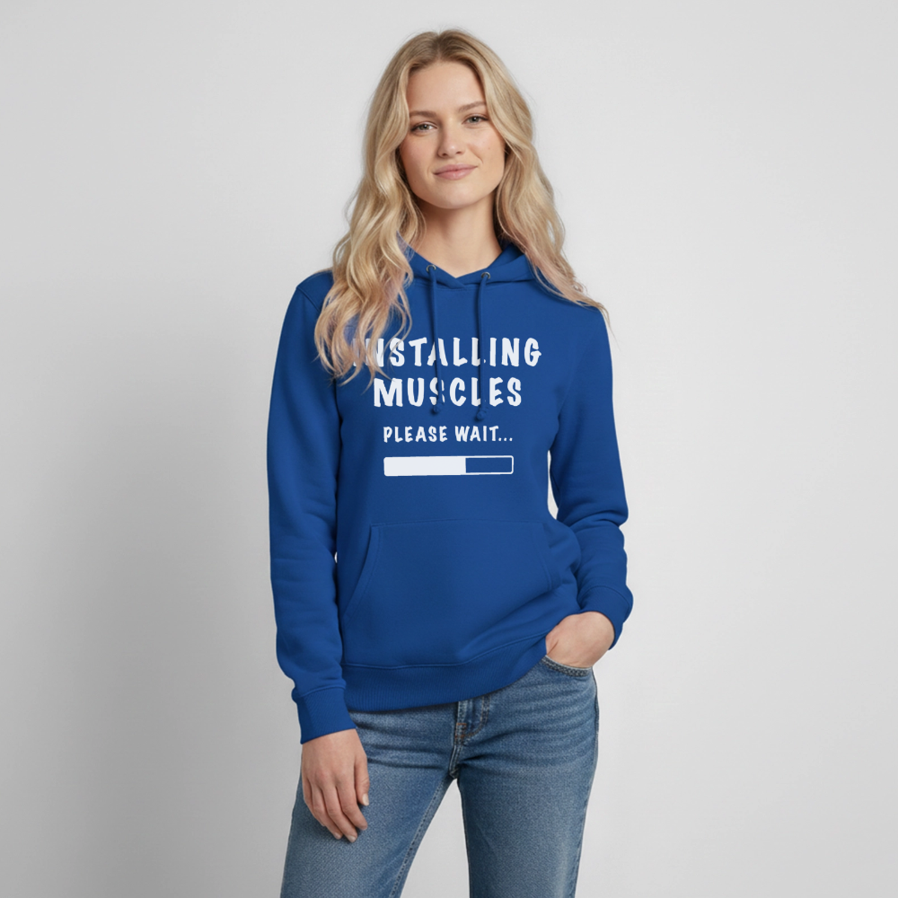 INSTALLING MUSCLES Hoodie - bright royal