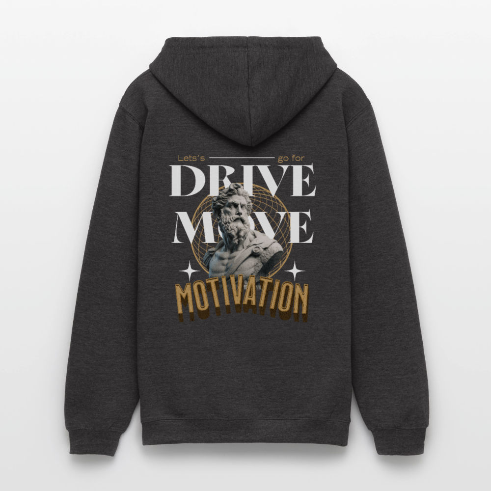 Motivation Hoodie - charcoal grey