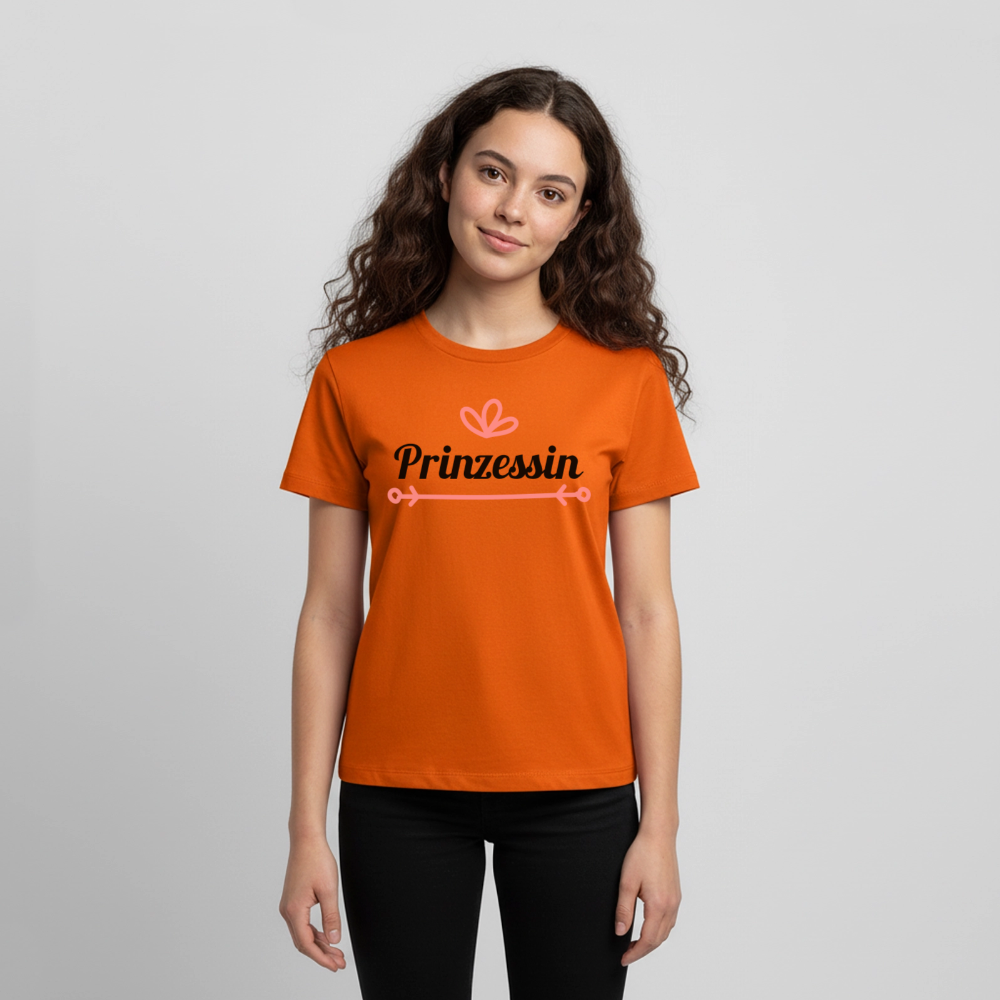 Prinzessin Premium Teenager T-Shirt - orange 