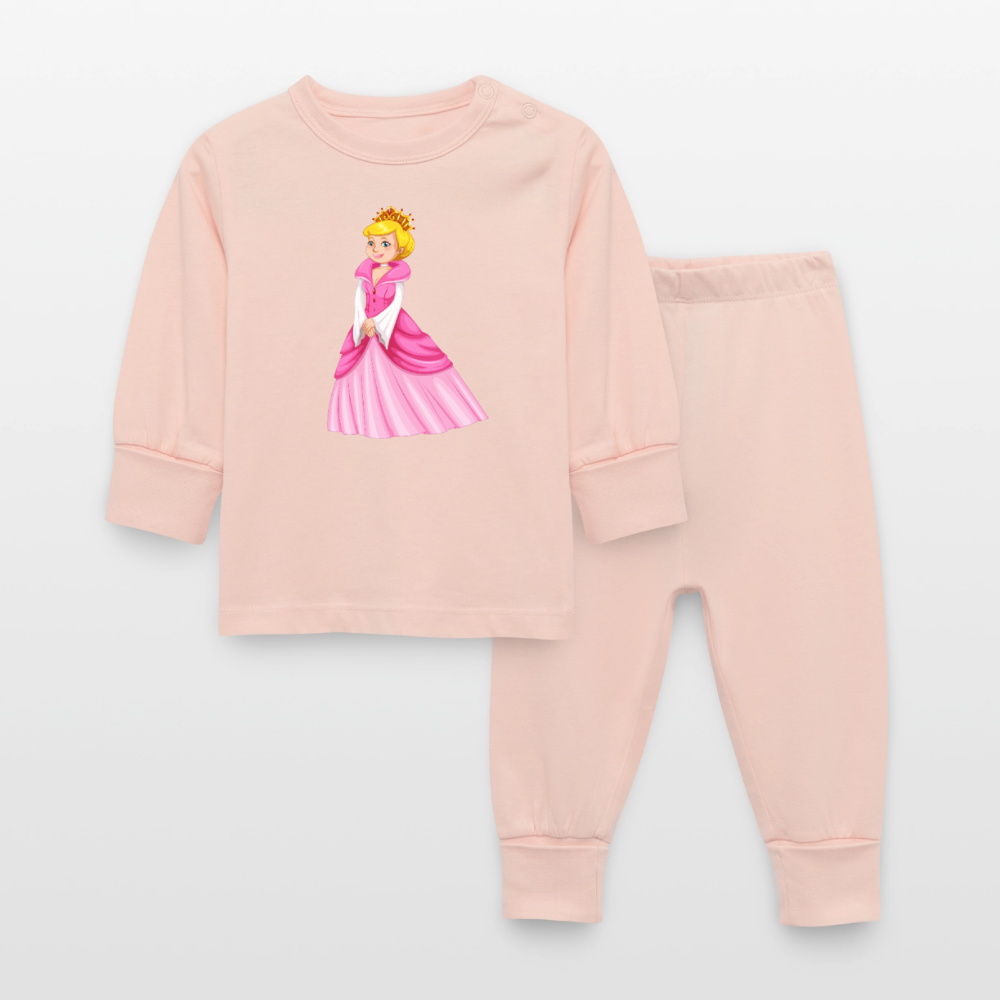 Prinzessin Baby Schlafanzug - crystal pink