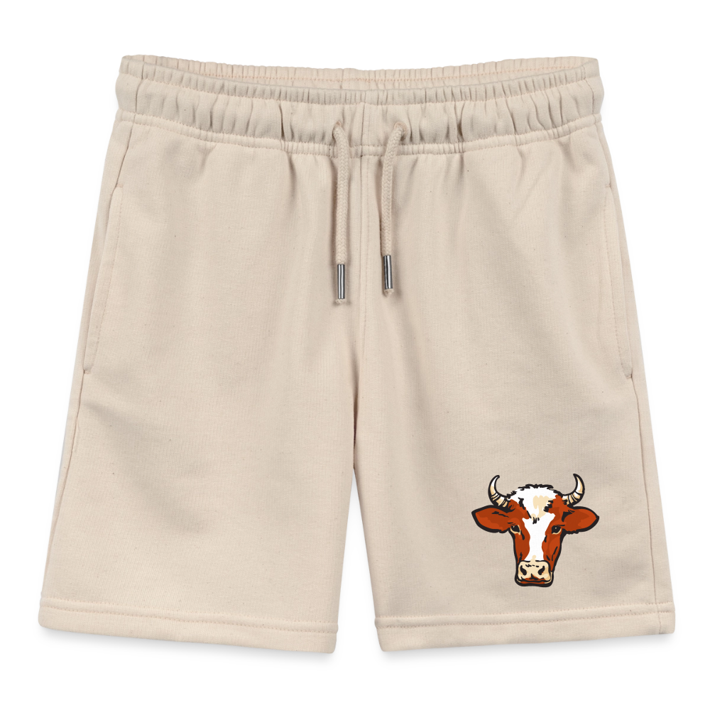 Stier Premium Logo Shorts - soft Ecru