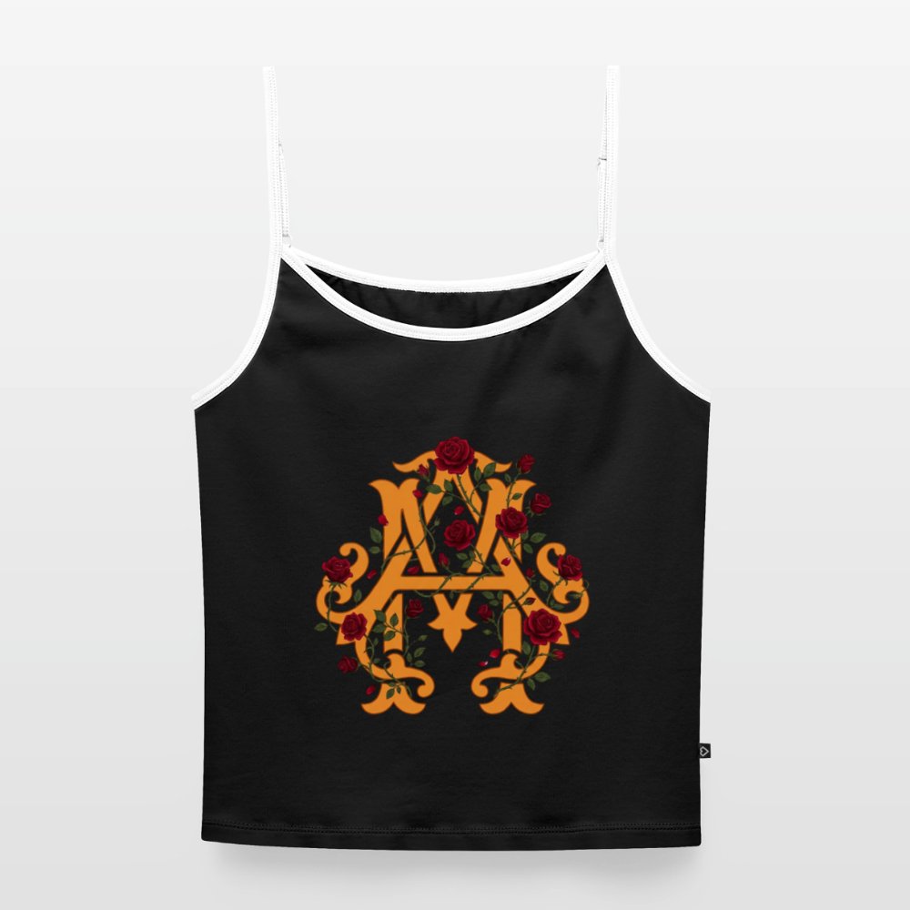 adligemotivation Premium Spaghetti Strap Top - black/white 
