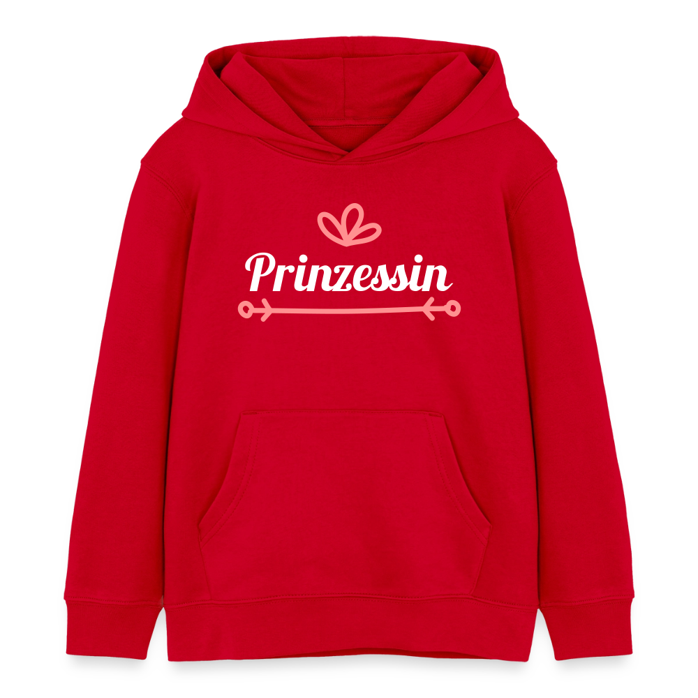 Prinzessin Premium Kinder Hoodie - red