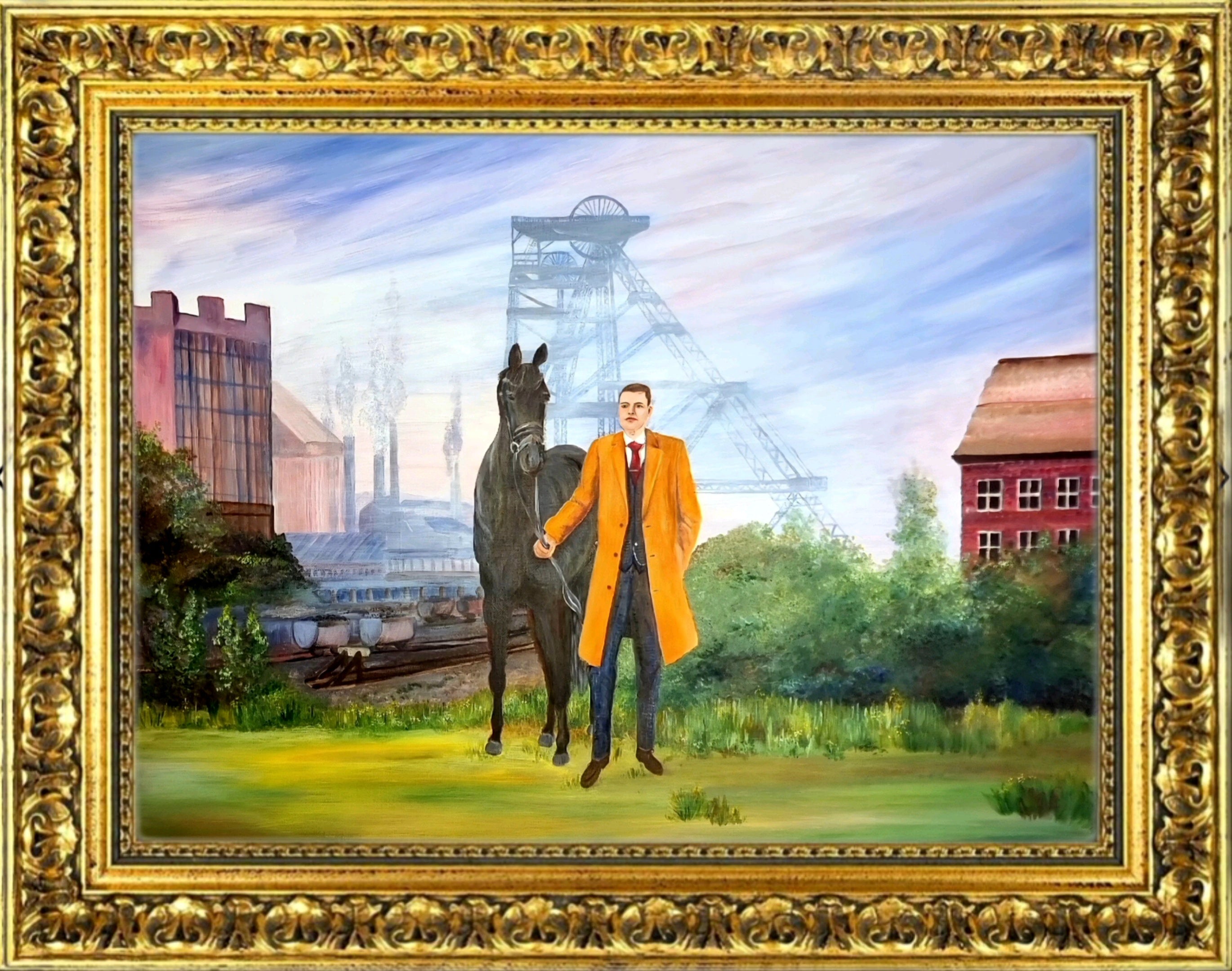 MAN WITH BLACK HORSE Instrumentel